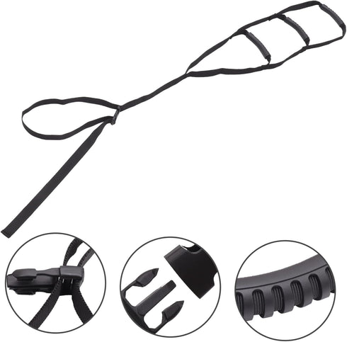 SECFOU Seniors Bed Ladder Adjustable Pull up Strap for Elderly Assistance Mobility Aid for Spinal Injury Lightweight
