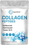 Micro Ingredients Collagen Peptides Powder, 1lb | Hydrolyzed Type I & III Bovine Collagen | Unflavored, Keto & Paleo