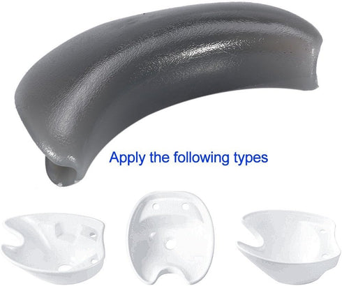 Shampoo Bowl Gel Neck Rest, Durable Soft Silicone/PU Gel Neck Cushion Pillow for Spa Hair Salon Sinks