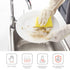 BOOMJOY Heavy Duty Nitrile Cleaning Gloves, Reusable Medium Dishwashing Gloves for Kitchen, Bathroom, Pet Care - White,