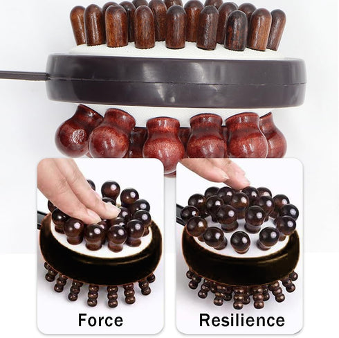 Hammer,Telescoping OULIGET Body Massage Meridians Back Knock Massager,Detachable Heads Back Scratcher,Portable Gua Sha