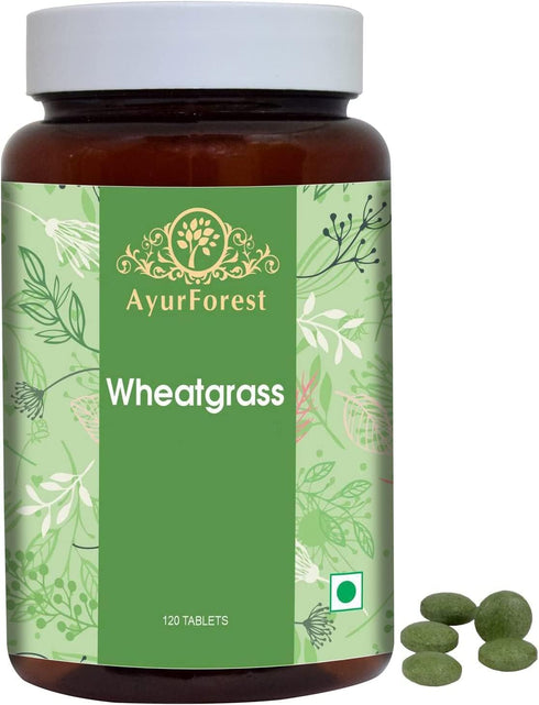 Wheatgrass Tablets Herbal Supplements, 120 Count, 500 mg