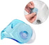 kwmobile 2x Razor Holder with Suction Cup - Self-Adhesive Shaver Wall Mount - Black/Light Blue/Transparent Bathroom
