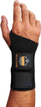 Ergodyne 16622 ProFlex 675 Ambidextrous Double-Strap Wrist Support, Small, Black
