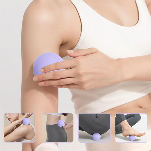 Set Set) JIEJUNJI Massage Balls for Deep Tissue Muscle Relief, Trigger Point & Myofascial Release, Full Body Use