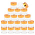 Wresty 10 Gram Glass Cosmetic Containers, 19 Packs Round Sample Jars with Gold Lids for Creams and Makeup