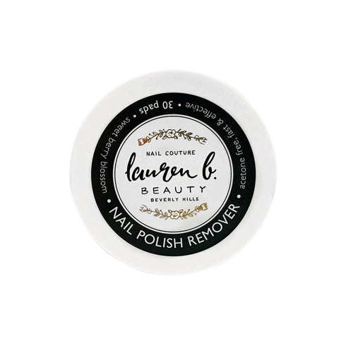 Lauren B. Gel Nail Polish Remover Pads, Nail Cleaner Wipes for Women, Nail Care Products