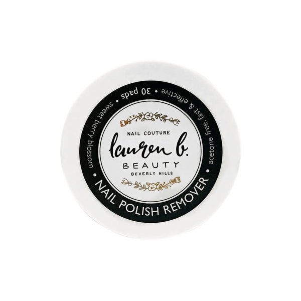 Lauren B. Gel Nail Polish Remover Pads, Nail Cleaner Wipes for Women, Nail Care Products