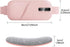 Kobzipanda 5 4 Electric Heating Pad for Lower Back Pain - Rechargeable Lower Back Heat Wrap with Heat & Massage Modes