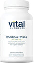 Vital Nutrients Rhodiola Rosea Supplement for Healthy Energy, Memory, Stress Support, 120 Capsules