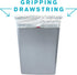 Highmark Low-Density Trash Bags, Coreless Roll, 13 Gallons, 24in. x 27 3/8in., Box Of 38, DP782973