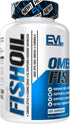 Evlution Nutrition Triple Strength Omega 3 Fish Oil - Burpless EPA DHA Supplement in Easy to Swallow Citrus Softgels -