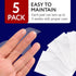 Impresa 5 Pack Nasal Pads for CPAP Mask - Comfort for Sleep Apnea, Customizable Trim-to-Fit Design