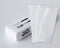 100 Pack 100% White Kraft Paper Bags, 2.75 x 10 inches White Plain Bag for Kitchen Cutlery Utensils Holder