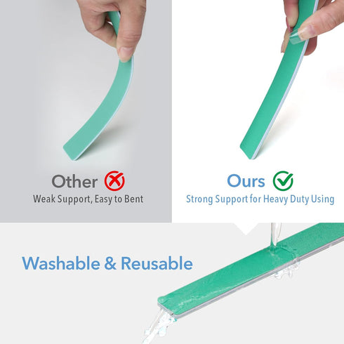 Nail File, 50 Pcs 100/180 Grit Nail Files for Acrylic, Gel, Dip Powder Nails, Washable Reusable Double Sided
