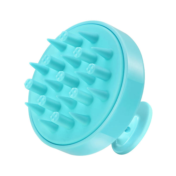 HEETA Hair Scalp Massager for Hair Growth, Shampoo Brush, Soft Silicone Bristles for Dandruff Removal, Green