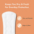 Rael Feminine Care, Period Essential for Women - Organic Cotton Cover Regular & Overnight Pads for Women, Regular Panty