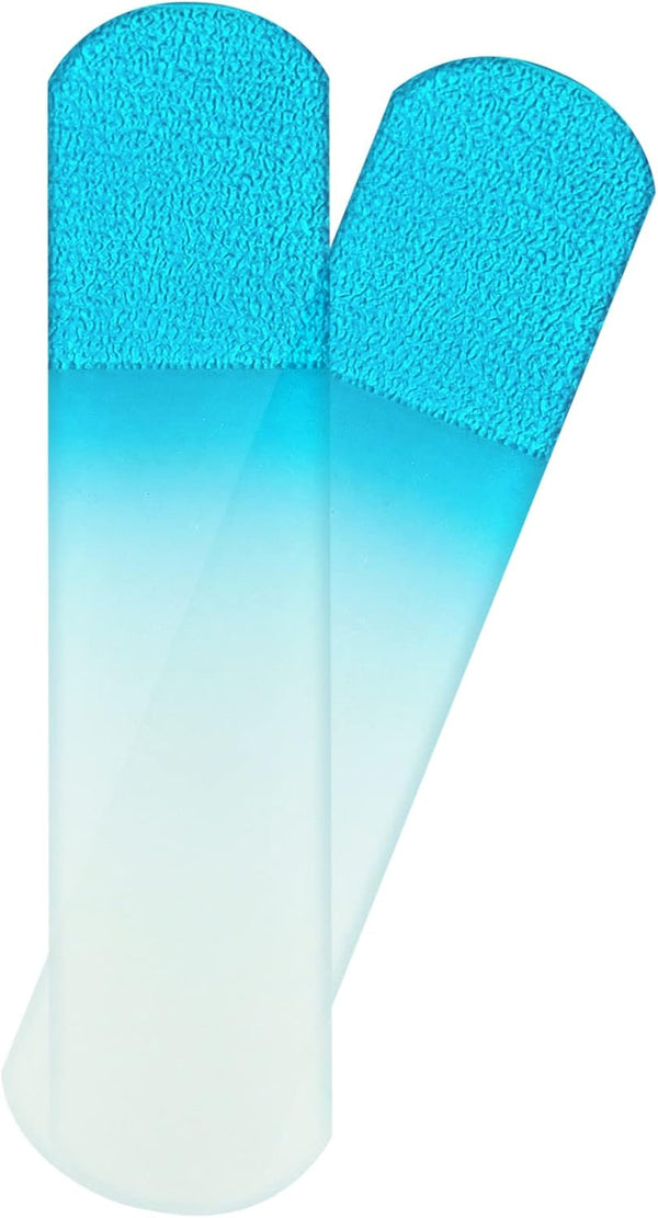 SIUSIO 2Pcs Glass Foot File - Pedicure Rasp for Dead Skin Remover, Calluses, Coarse Hard Skin, Smooth Foot Care Tool