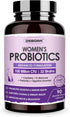 ZEBORA Probiotics for Women Digestive Health - Vaginal Probiotics with D Mannose & Cranberry, 90 Capsules