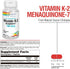 SOLARAY Triple Strength Vitamin K-2 as MK-7, 150 mcg, 30ct, Heart & Bone Health Support