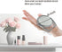 WMugthome Portable Round Makeup Mirror - Two-Sided 4-In/6-in with Handle, 1X and 3X Magnification, Silver
