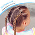 Topsy Tail Hair Tool Set, 400pcs Hair Rubber Bands, 200pcs Clear & Black Elastics, 2 Hair Loop Tools, 1 Rat Tail Comb