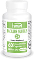 Supersmart - Bacillus Subtilis, 3 Billion CFU per Day, High Potency Probiotic Supplement, 60 DR Capsules