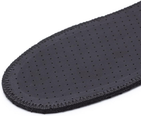 Natural Summer Black Terry Cloth Insoles, Soft and Flexible, 2 Pairs, 7 Women US