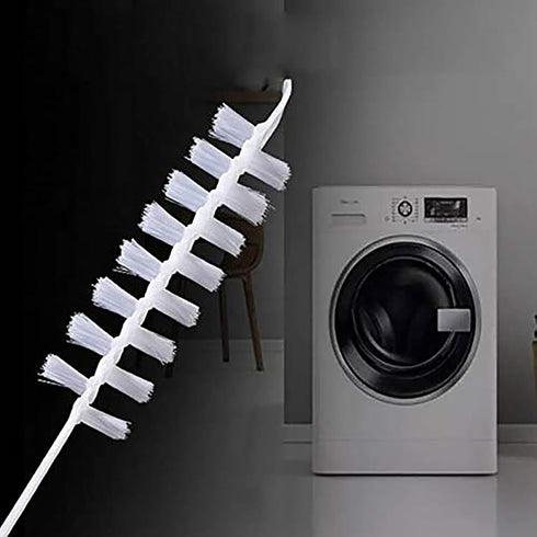 Rolling Washing Machine Cleaning Brush Long Flexible Cleaning Brush Durable Nylon Washer Drum Brush Cleaner Dryer Vent Cleaning Tool Cleaner Kit for Home Bathroom (2) by DOSEA