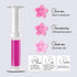 EKE Toilet Gel - Toilet Stain Removal Cleaning Air Freshener, 72 Flower Stamps, Pack of 6 Scents
