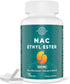 N-Acetyl Cysteine Ethyl Ester 100mg with Glycine 600mg, Immune System Support, 60 Capsules
