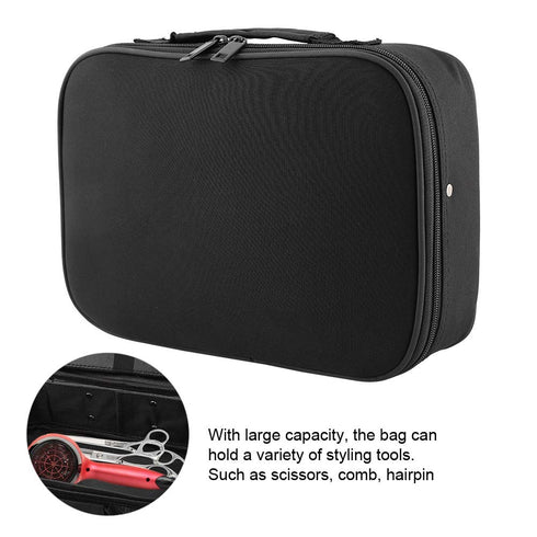 Professional Hairdressing Tools Bag, Multi-Functional Travel Organizer for Hair Stylist Salon Makeup Beauty