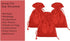 50 Pack 5X7 Red Satin Bags, Small Gift, Jewelry, Wedding Favor, Baby Shower Party Favor Bags