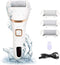 Professional Electric Callus Remover Kit, Rechargeable Portable Foot File Pedicure Tools for Dead, Hard, Cracked Skin