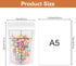 SumDirect 50Pcs 5x8 inches Matte Frosted Zipper Resealable Stand Up Drink Bags, Snack Food Packing