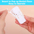 WJIAAA 2 Pack 24 Flosser Dispenser with Pcs Floss, Compact Dual-Opening Floss Container for Adults Fits Pocket