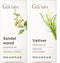 Sandalwood Essential Oils for Diffuser & Vetiver Essential Oil for Skin Set