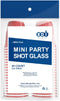 EDI Disposable Red Plastic Mini Party Shot Glasses, 2 oz, 40 Count