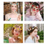 Kaptin 20 Pack Multicolor Flower Crown Headband - Women Girl Fashion Floral Garland for Festival, Wedding Party