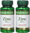 Nature's Bounty Zinc 50 mg Caplets, 100 Count, Pack of 2