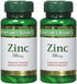 Nature's Bounty Zinc 50 mg Caplets, 100 Count, Pack of 2