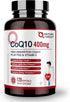 NATURE TARGET CoQ10-400mg Plus PQQ, Vitamin E & Organic Olive Oil, 120 Servings