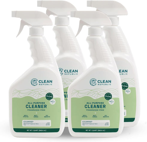 All Purpose Cleaner, ALL NATURAL, Safe for People, Pets, and Plants, Bleach Free, 32oz - 4 Pack