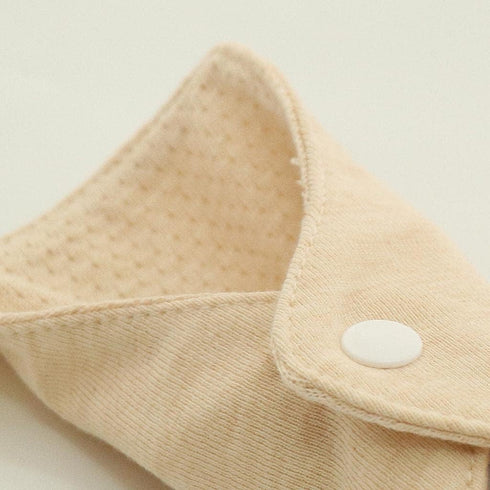 HouseVibe 6 Pack 7.1" Reusable Organic Cotton Panty Liners Washable Breathable Cloth Pads for Daily Use Light Flow