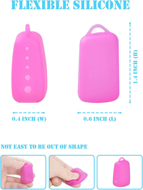 5 Packs Toothbrush Covers, Silicone Caps for Electric & Manual Toothbrush, Travel Essentials