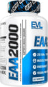 Evlution Nutrition EAA2000, Pre & Post Workout Capsules, Muscle Building + Recovery Supplement, 30 Servings