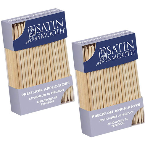 Satin Smooth Precision Applicators 100 ct - 2 Packs