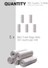 150 Counts / 5 Rolls Mini Trash Bags for Mini Trash Can, 0.5 Gal, Fit 2 Liter or Less