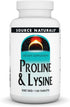 Source Naturals Proline & Lysine, 550 mg, 120 Tablets