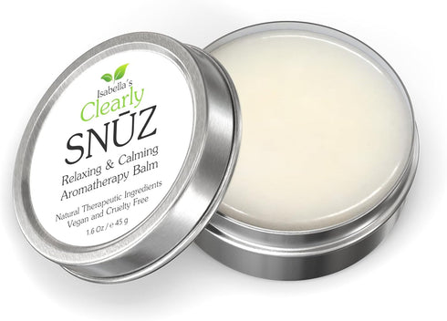 SNUZ Natural Sleep Aid Aromatherapy Balm - Essential Oil Blend for Improved Sleep Quality, Vegan Product